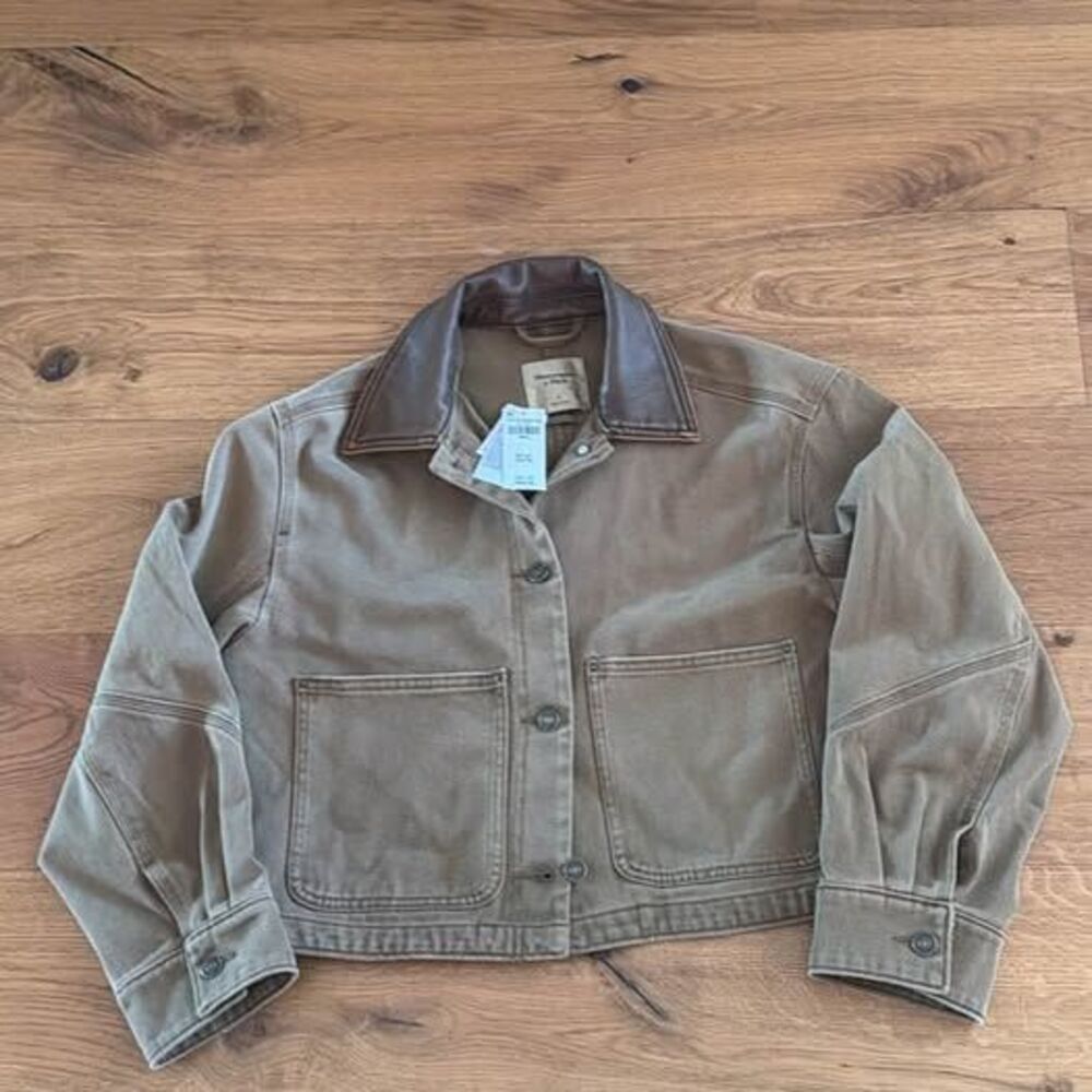 Abercrombie & Fitch Garment Dyed Jacket Size S